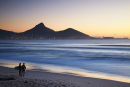 Waiting surfers, Cape Town