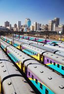 Trains at Park Station, Johannesburg