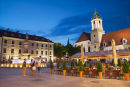 Main Square at dusk, Bratislava