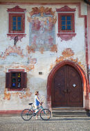Decorative house in Radnicne Square, Bardejov