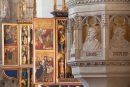 Interior of Basilica of St Egidius, Bardejov