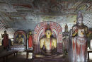Statues in Cave Temples, Dambulla