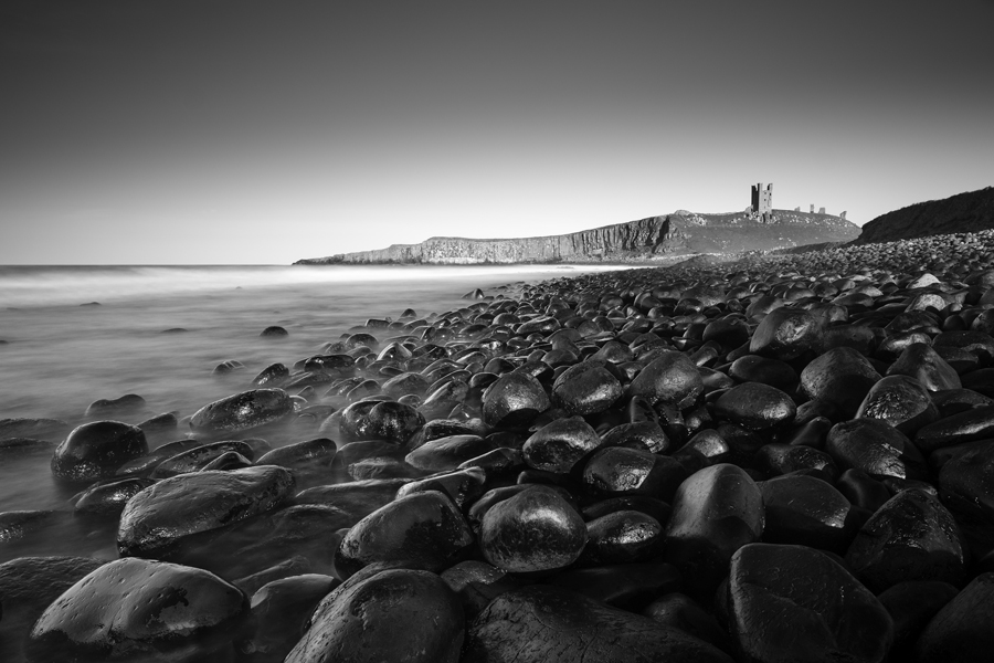 The black boulders of Dunstanburgh castle 900PX