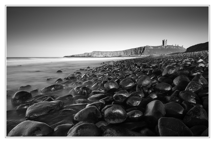 The black boulders of Dunstanburgh castle 900PXb