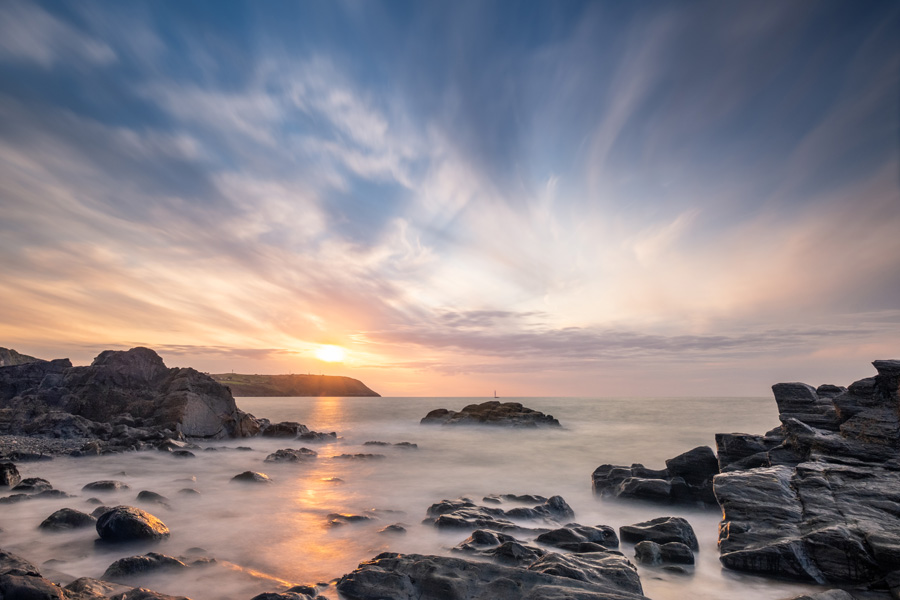 tresaith beach landscape