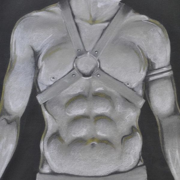 Chrome Figure In Harness