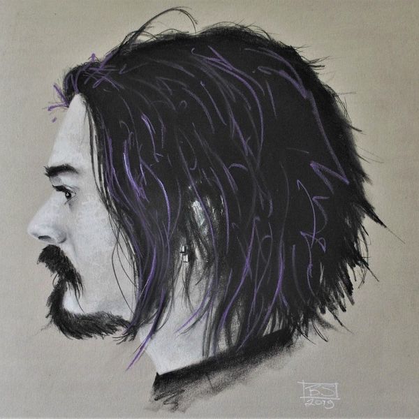 Young Man With Colours In His Hair