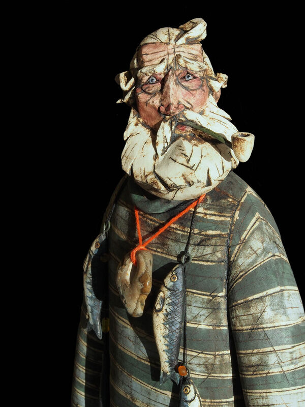 Mackerel Fisherman [Detail]