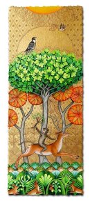 A Monkey in the Forest