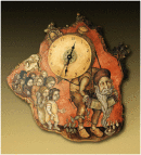 PAINTED CLOCK