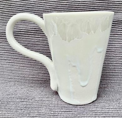 Flower mug cup I, snow