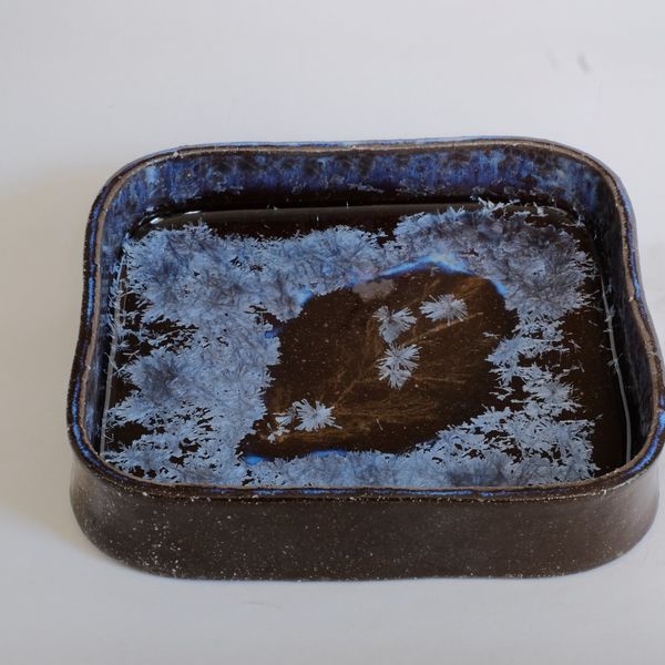 frostyblack square dish