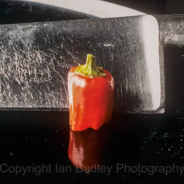 Knife cut chilli