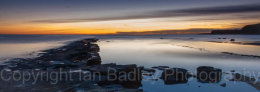 Kimmeridge sundown, Dorset, England