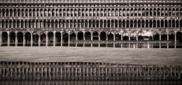 St Mark's square reflection, Venice, Italy