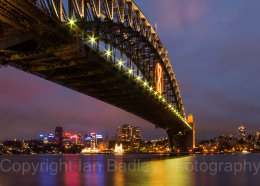 Australia, Sydney Harbour Bridge at Night