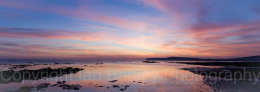 Compton Bay at twilight, Isle of Wight, England