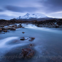 Water, Rocks and Cuillins, a long exposure over the River Sligachan and Cuillins, Isle of Skye, Scotland