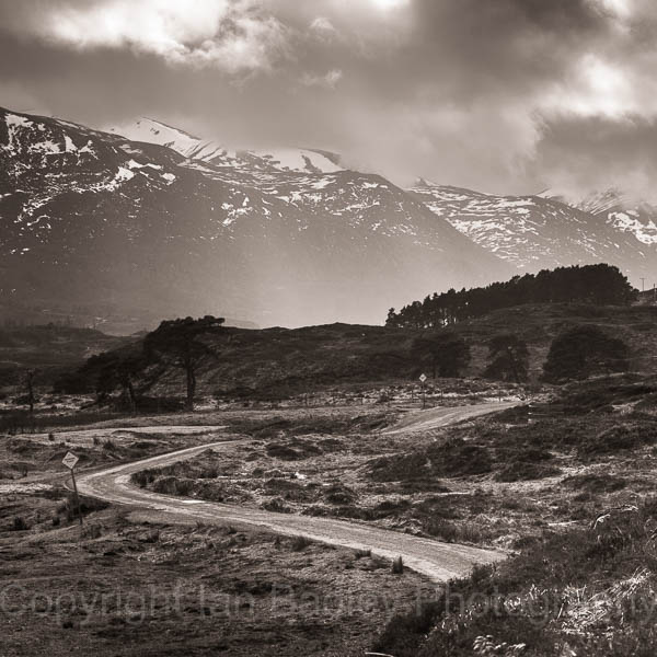 3047 Winding road in the Highlands of scotland