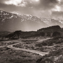 3047 Winding road in the Highlands of scotland