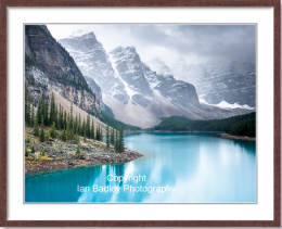 Snow clouds over Moraine Lake, Canada II