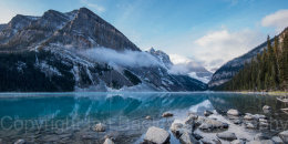 Canada, Banff National Park, Dawn on Lake Louise