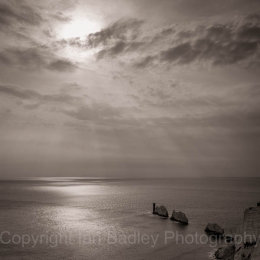 View over the Needles, Isle of Wight, England