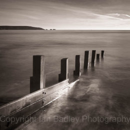Isle of Wight, Hampshire, UK, Ethereal sea