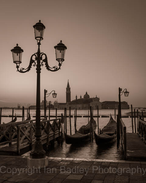 Italy, Venice, Dawn over San Georgio