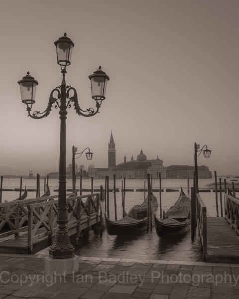 Italy, Venice, Dawn over San Georgio