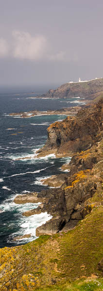 Rough sea on the north Cornwall coast, England