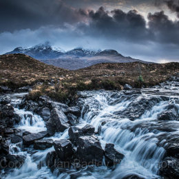 Waterfall on the River Sligachan, Isle of Skye, Scotland