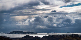 Passing storm over the Minch, Hebrides, Scotland