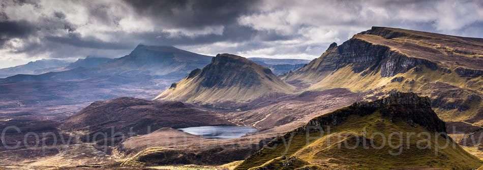 Scotland, Isle of Skye, Overlooking Totternish Ridge