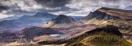 Scotland, Isle of Skye, Overlooking Totternish Ridge