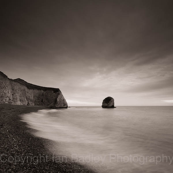 Freshwater bay at dusk, Isle of Wight, England