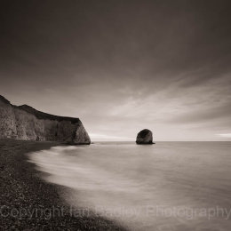 Freshwater bay at dusk, Isle of Wight, England