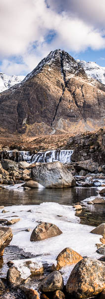 Fairy Pool and Cuillin Mountains, Isle of Skye, Scotland