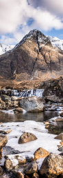 Fairy Pool and Cuillin Mountains, Isle of Skye, Scotland