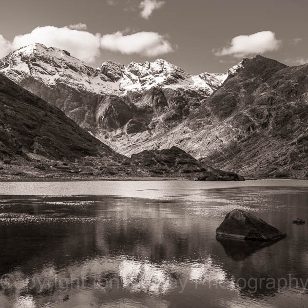 Cuillin View along Loch Coruisk, Isle of Skye, Scotland