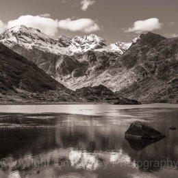 Cuillin View along Loch Coruisk, Isle of Skye, Scotland