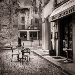 Cafe in Avignon, France