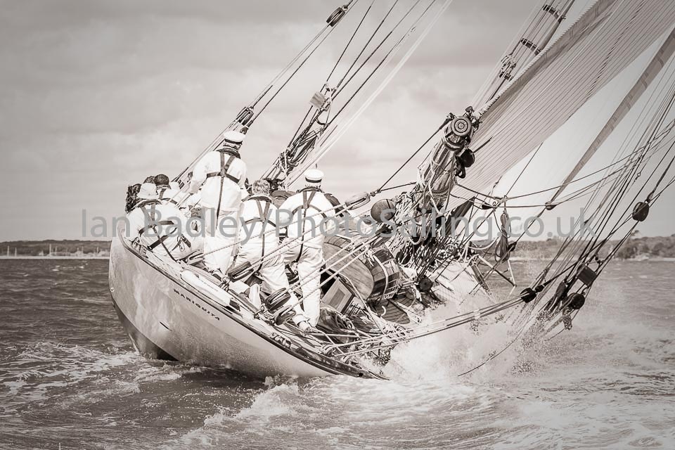 'Mariquita' in the Solent