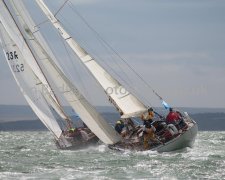 Classic yachts chasing