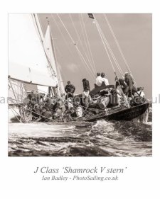 J Class 'Shamrock V' stern