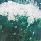 Wave 2 Monotype / drypoint 20 x 20cm