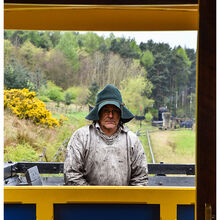 Melvyn Wall Looking Through The Carriage Window M5 O IWPS