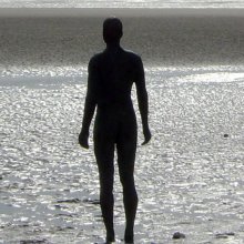Terry Harlow Statue on a beach Still Life