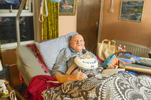Billy with Birthday Cake