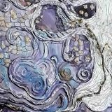 Abstract tree of life Newgrange Entrance